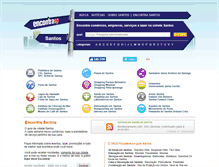 Tablet Screenshot of encontrasantos.com.br